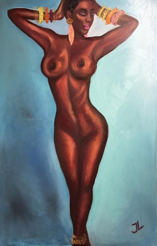 Nude Woman Painting