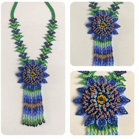 Collage of necklace